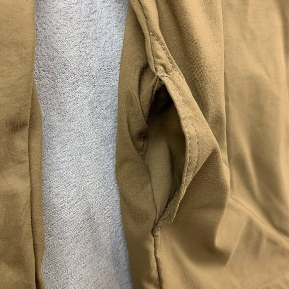 686 Mens Large Beige Everywhere Snap Up Shirt Button Up Nylon Stretch Outdoor - Picture 14 of 14